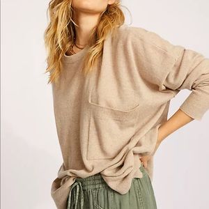 Free People Beside Me Cashmere Sweater